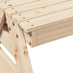 Maison Exclusive Mobilier Pour Enfants | - Table de pique-nique pour enfants 88x97x52cm bois massif de pin