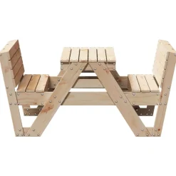 Maison Exclusive Mobilier Pour Enfants | - Table de pique-nique pour enfants 88x122x58 cm bois massif pin