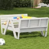 Maison Exclusive Mobilier Pour Enfants | - Table de pique-nique pour enfants blanc bois massif de pin