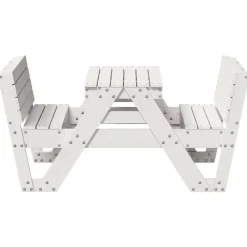 Maison Exclusive Mobilier Pour Enfants | - Table de pique-nique pour enfants blanc bois massif de pin