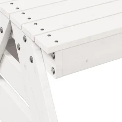 Maison Exclusive Mobilier Pour Enfants | - Table de pique-nique pour enfants blanc bois massif de pin