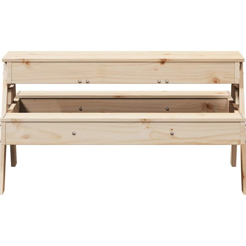Maison Exclusive Mobilier Pour Enfants | - Table de pique-nique avec bac à sable pour enfants pin massif