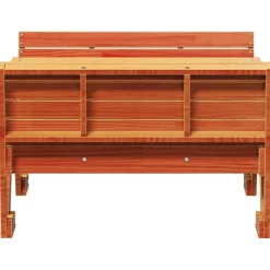 Maison Exclusive Mobilier Pour Enfants | - Table de pique-nique pour enfants cire marron bois massif pin