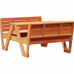 Maison Exclusive Mobilier Pour Enfants | - Table de pique-nique pour enfants cire marron bois massif pin
