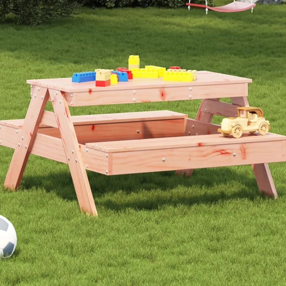 Maison Exclusive Mobilier Pour Enfants | - Table de pique-nique pour enfants bois massif de douglas