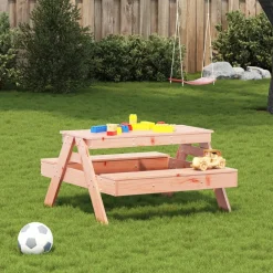 Maison Exclusive Mobilier Pour Enfants | - Table de pique-nique pour enfants bois massif de douglas
