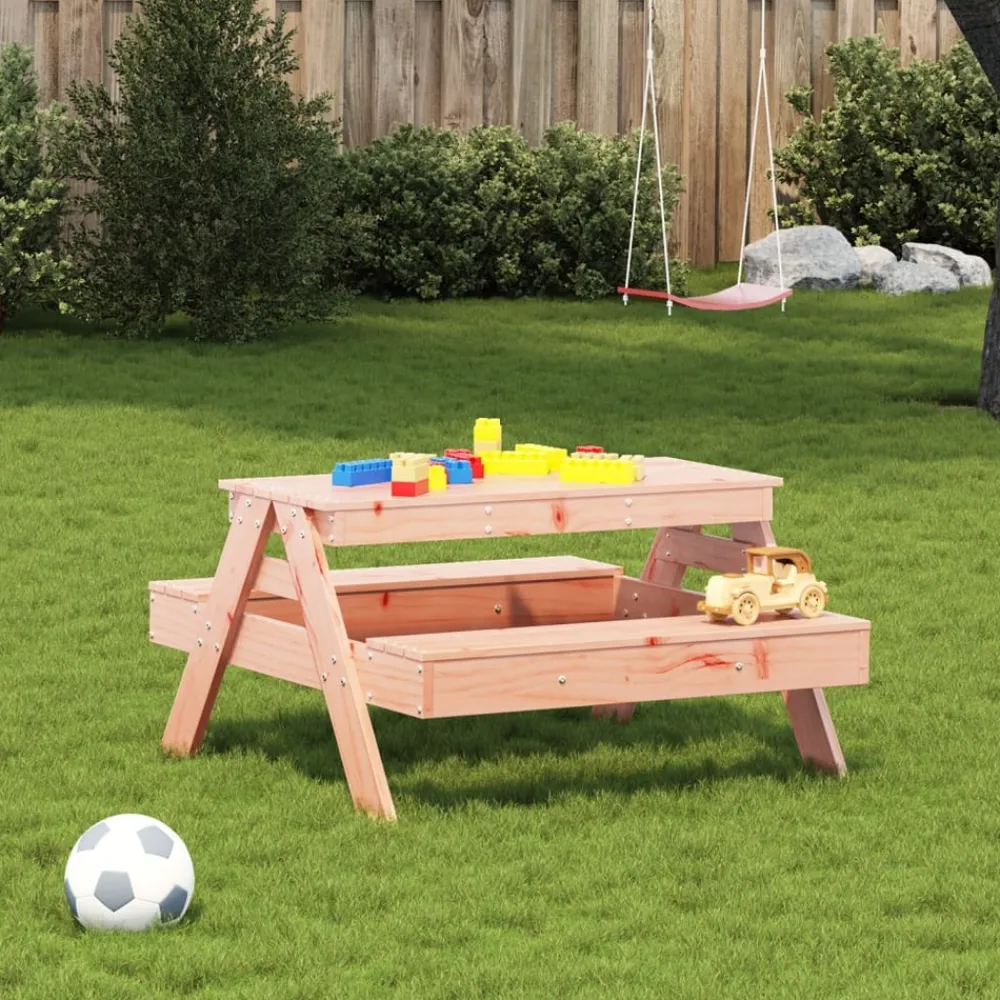 Maison Exclusive Mobilier Pour Enfants | - Table de pique-nique pour enfants bois massif de douglas