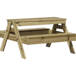 Maison Exclusive Mobilier Pour Enfants | - Table de pique-nique pour enfants bois de pin imprégné