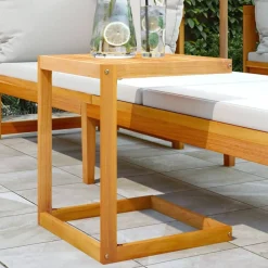 Maison Exclusive - Table en forme de c 42x40x50 cm bois massif d'acacia Sale