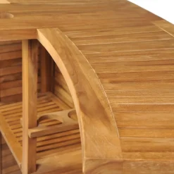 Maison Exclusive Mobilier D'Intérieur | - Table pliable de bar 155x53x105 cm bois de teck solide