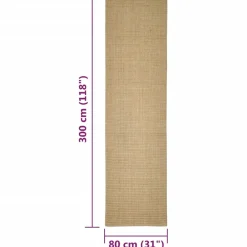 Maison Exclusive Arbres À Chat Et Jouets | - Tapis en sisal pour griffoir 80x300 cm