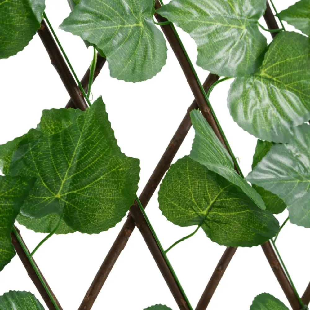Maison Exclusive - Treillis de feuille de vigne artificiel extensible 180x20 cm Clearance