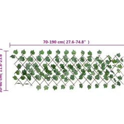 Maison Exclusive - Treillis de feuille de vigne artificiel extensible 190x60 cm Outlet