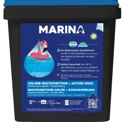 Marina Piscines Et Spas | - galets bi-couche chlore multifonction lent et rapide 250g 5kg - 888279