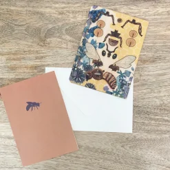 Mes Courses En Vrac - Carte en bois à assembler - abeille New