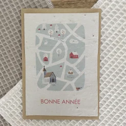 Mes Courses En Vrac Librairie Et Papeterie | - Carte ensemencée à planter - bonne année