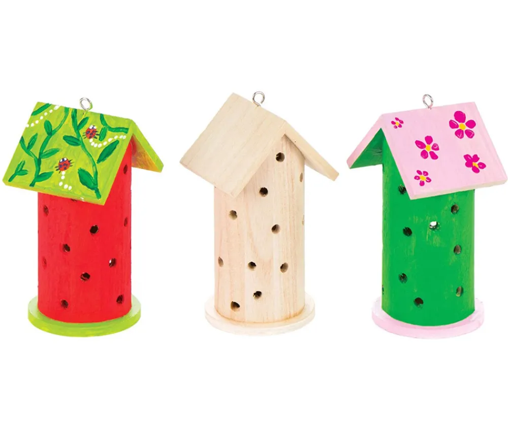 Mes Courses En Vrac - Kit de 2 maisonnettes pour coccinelles en bois à personnaliser Hot