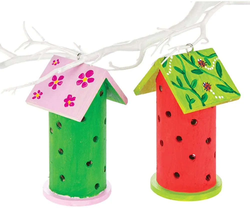 Mes Courses En Vrac - Kit de 2 maisonnettes pour coccinelles en bois à personnaliser Hot
