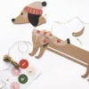 Mes Courses En Vrac - Kit pour faire son propre calendrier de l'avent en kraft - motif chien Clearance