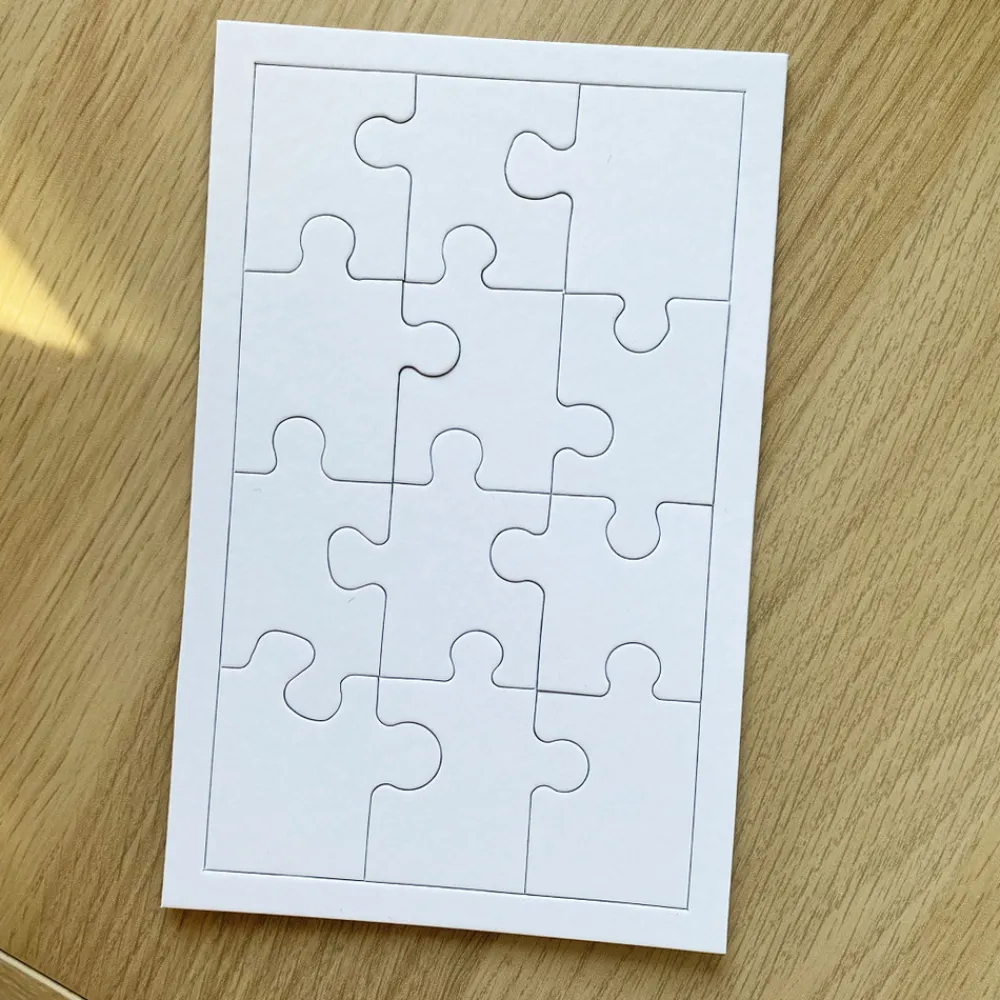 Mes Courses En Vrac - Puzzle vierge à personnaliser - 12 pièces Best