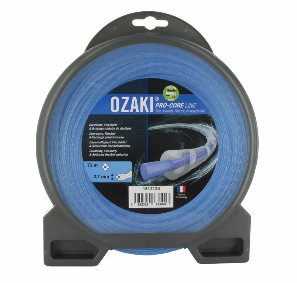 Ozaki - Coque fil nylon pro-core line. Co-extrudé longueur: 72 m, ø: 2,70mm Hot