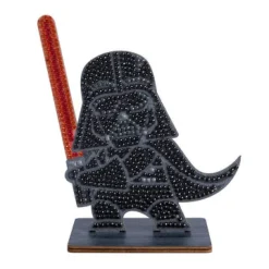 Oz International Décoration Créative | - Kit de figurine en bois à diamants dark vador - 15 cm