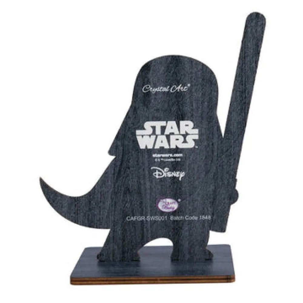 Oz International Décoration Créative | - Kit de figurine en bois à diamants dark vador - 15 cm