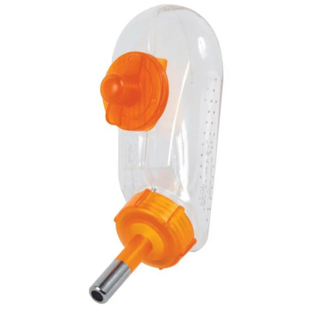 Paris Prix - Biberon pour chien & chat "clipsable" 13cm orange Discount