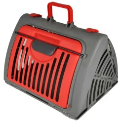 Paris Prix Paniers, Transports Et Chatières | - Caisse de transport pour chat "pliable" 46cm rouge