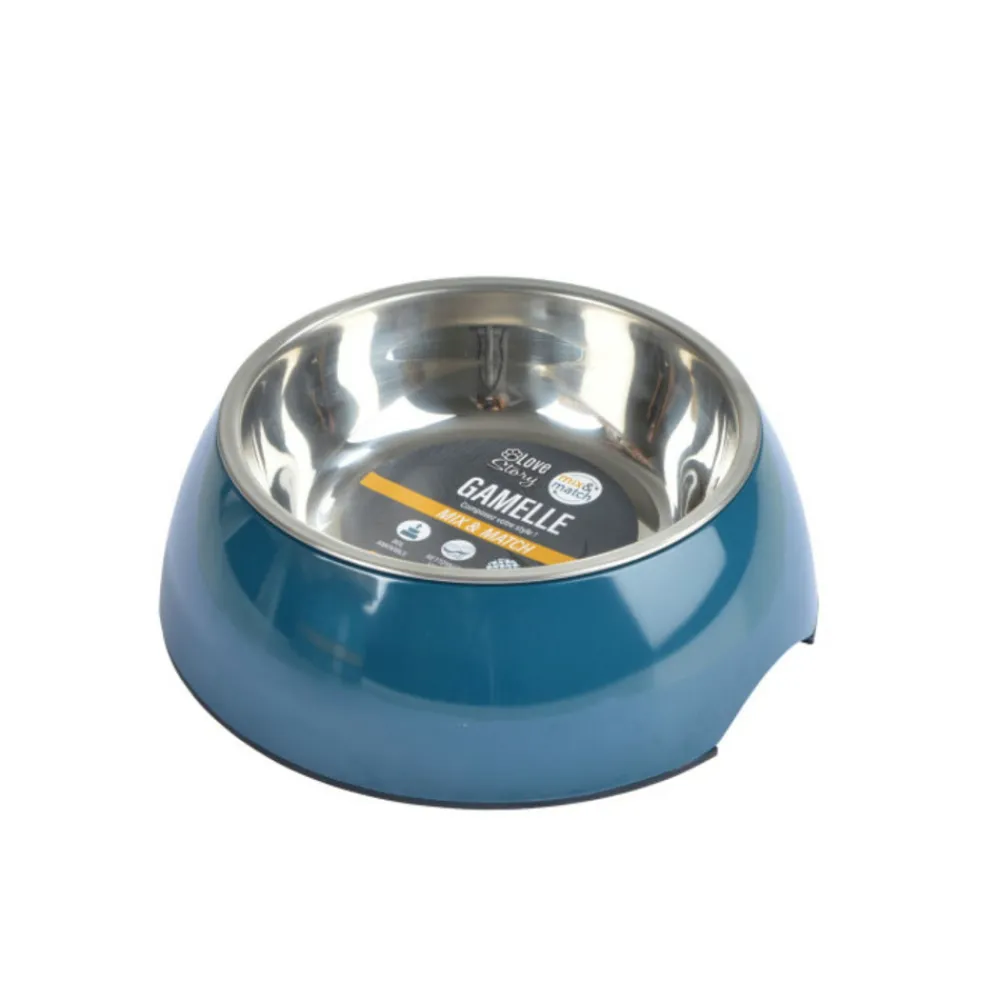 Paris Prix - Gamelle pour chien & chat "bol inox" 17cm emeraude Online