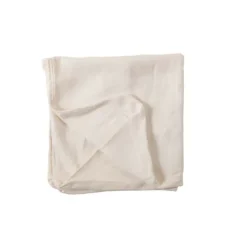 Paris Prix - Housse pour pouf "monaco" 105x105cm blanc New