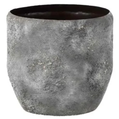 Paris Prix Vases Et Coupes | - Vase design en métal "effy" 39cm gris