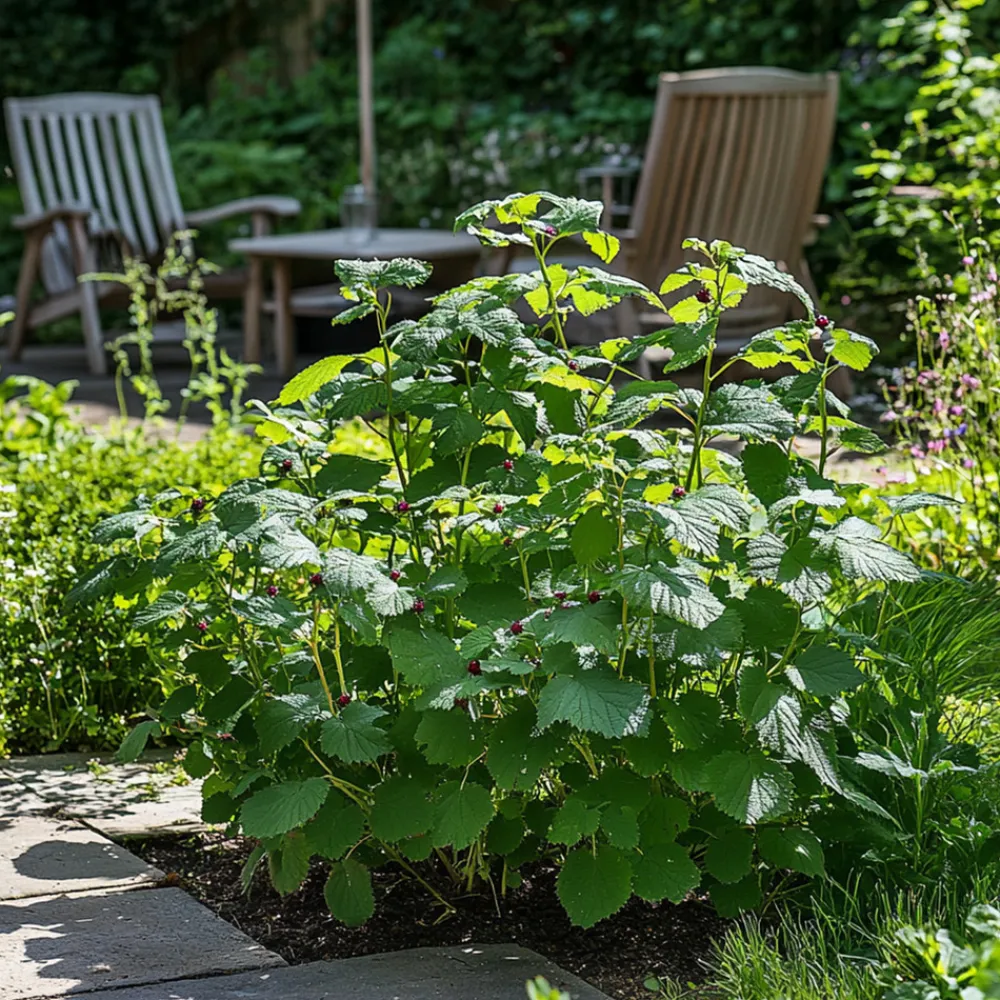 Plant In A Box - Mûrier - set de 2 - rubus fruticosus 'thornfree' - hauteur 50-60cm - ⌀15cm Hot