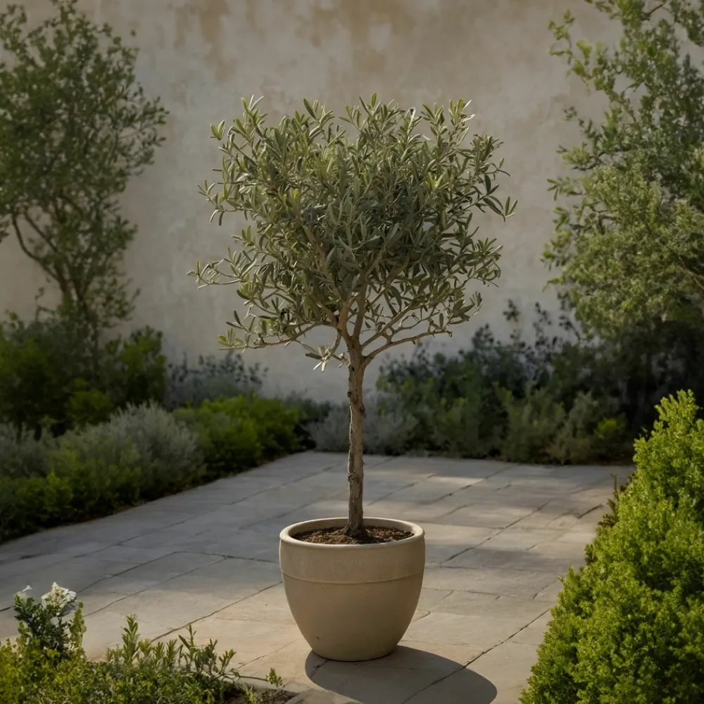 Plant In A Box - Olivier - olea europaea - hauteur 60-70cm - ⌀17cm Clearance