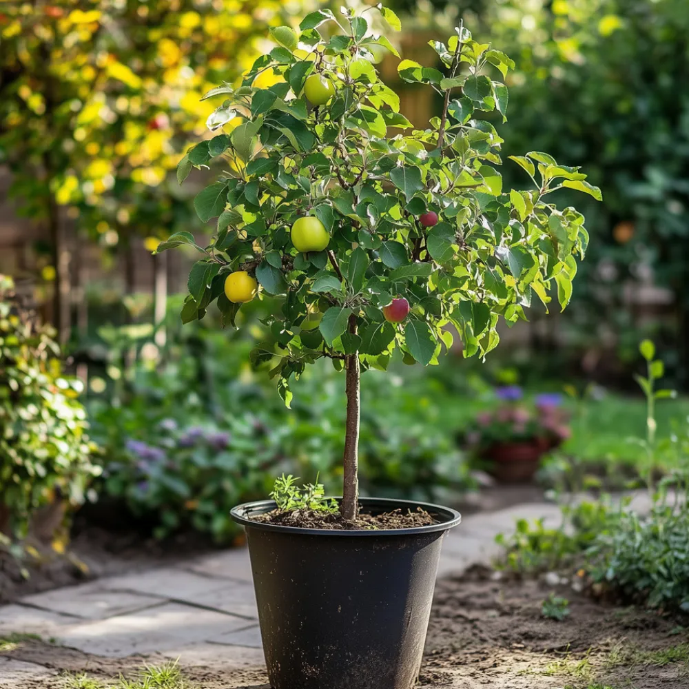 Plant In A Box - Pommier - set de 2 - malus - hauteur 60-70cm - ⌀17cm Outlet