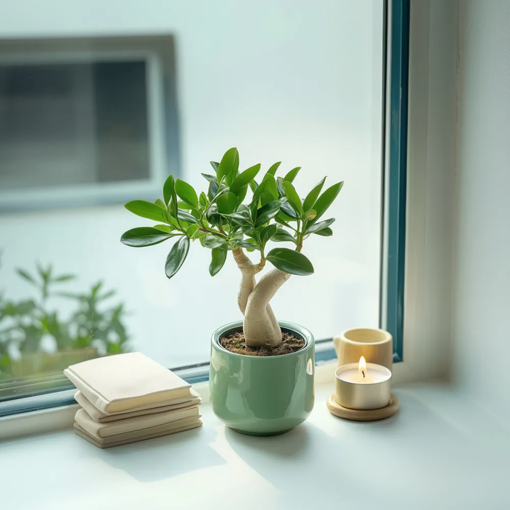 Plant In A Box Plantes Fleuries | - Rose du désert - set de 2 - adenium obesum - hauteur 25-40cm - ⌀10,5cm