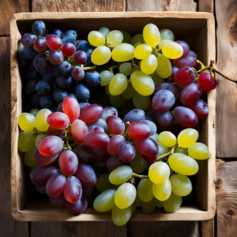 Plant In A Box - Vigne à raisin - set de 6 - vitis vinifera - hauteur 25-40cm - ⌀9cm Hot