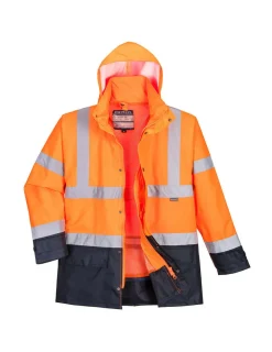 Portwest Vêtements | - Parka bicolore executive 5-en-1 couleur : orange/marine taille m -