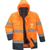 Portwest - Parka haute visibilité 3 en 1 couleur : orange/marine taille m - Discount