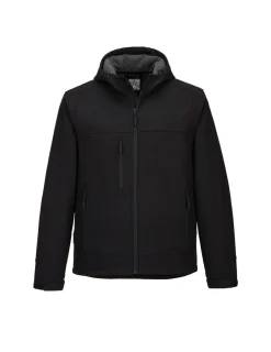 Portwest Vêtements | - Softshell à capuche kx3 (3 couches) couleur : noir taille l -