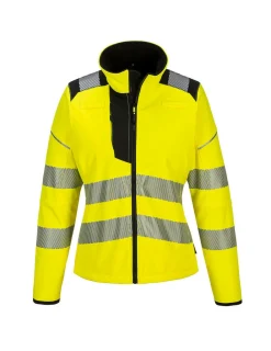 Portwest - Softshell pw3 haute visibilité pour femmes couleur : jaune/noir taille l - Outlet