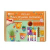 Radis et Capucine Graines De Fleurs | - Coffret anniversaire 10 pots monstres
