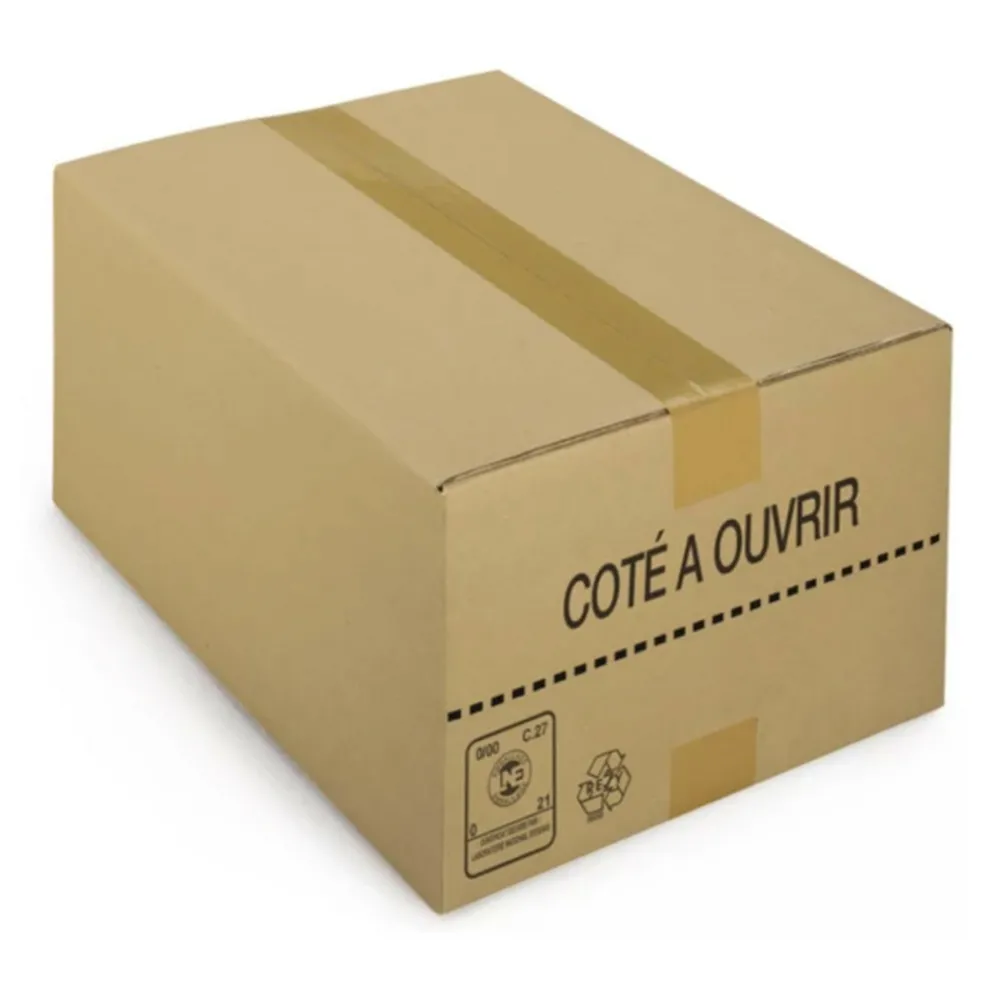 Raja - 5 cartons d'emballage 35 x 35 x 25 cm - simple cannelure Discount