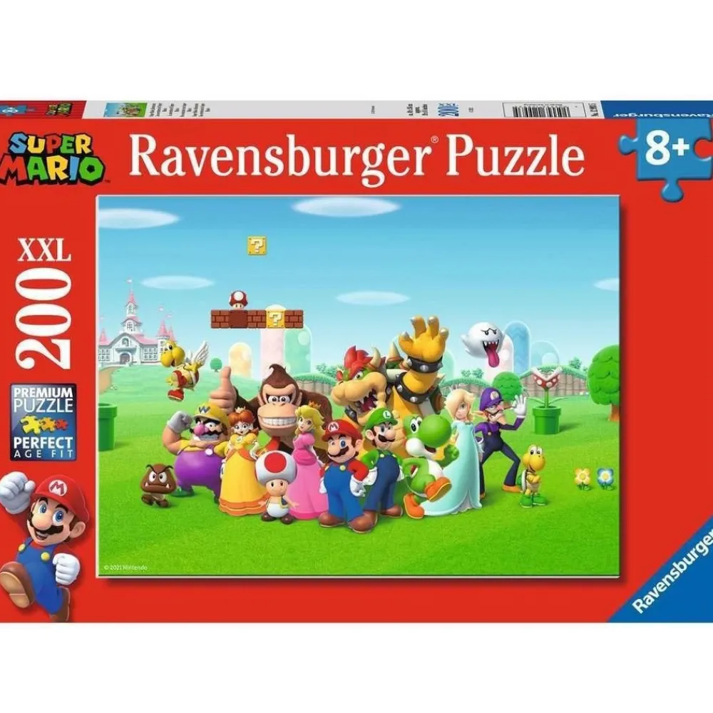 Ravensburger - Puzzle 200 pièces xxl les aventures de super mario - Sale