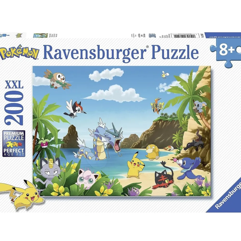 Ravensburger Enfants | - Puzzle 200 pièces xxl - - attrapez-les tous ! - pokémon - dessins animés et bd