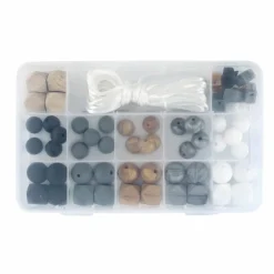Rayher - Coffret de perles en silicone - doré et argenté Hot
