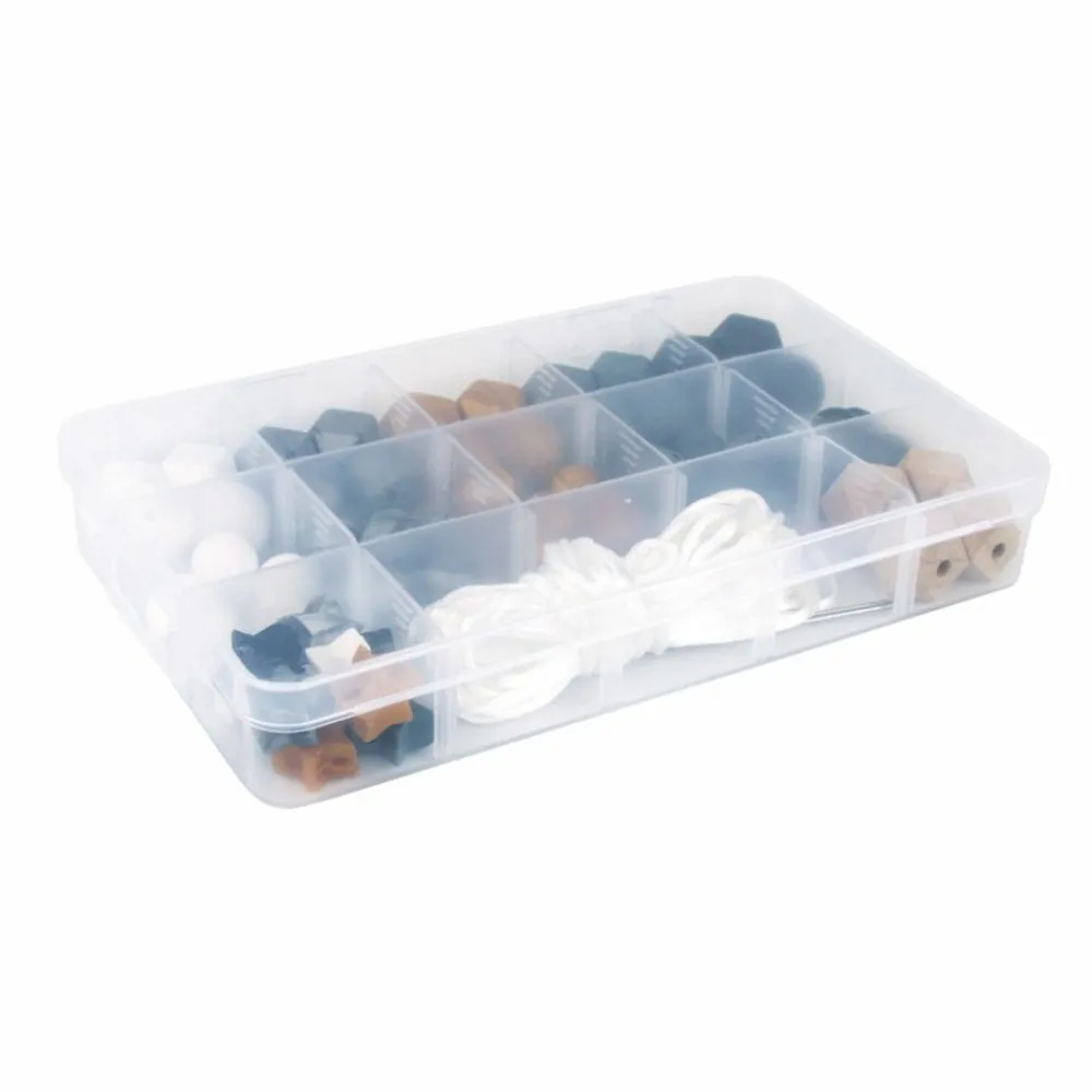Rayher - Coffret de perles en silicone - doré et argenté Hot