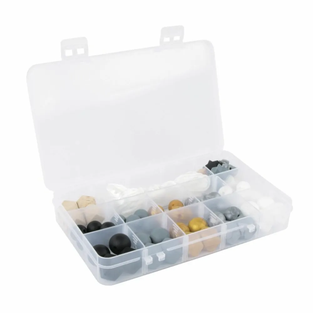 Rayher - Coffret de perles en silicone - doré et argenté Hot