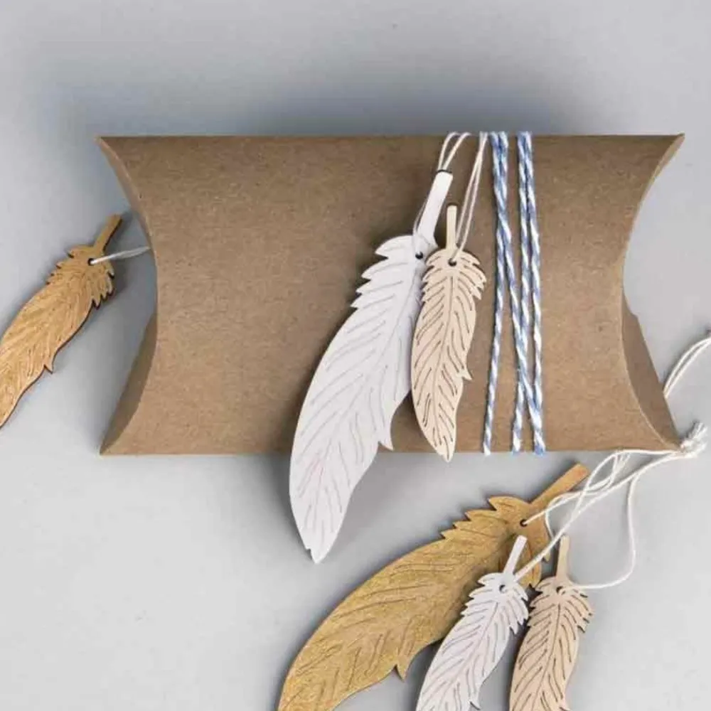 Rayher - Pendentif en bois 12,5 x 7,5 cm - plumes Online