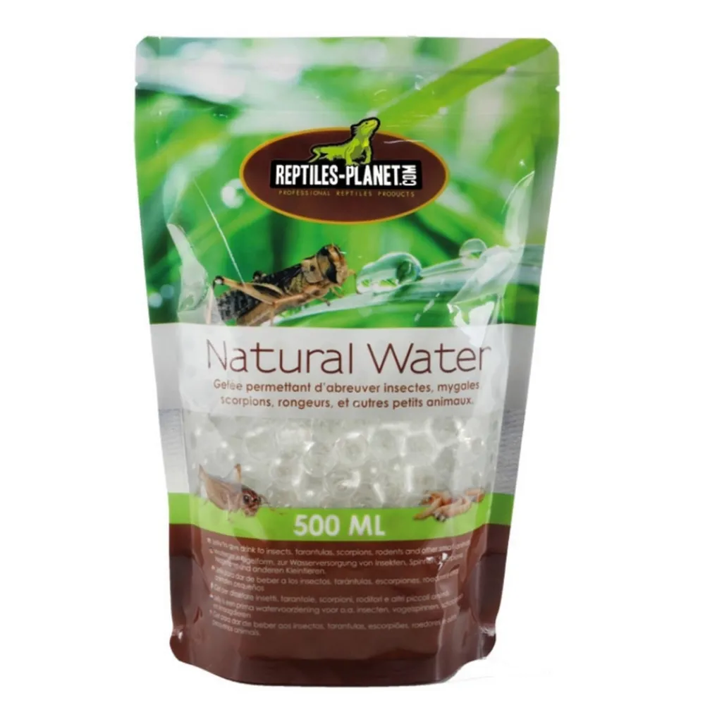 Reptiles Planet Alimentation | - Eau en gelée Natural Water pour insectes et reptiles 500ml